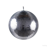Зеркальный диско шар PartyMaker диаметр 25 см серебро