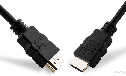 Кабель цифровой Plastic HDMI "папа" - HDMI "папа" D7мм 0.5 м