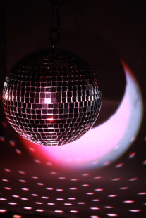 Зеркальный диско шар PartyMaker диаметр 20 см серебро