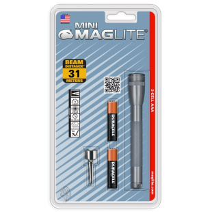 Фонарь MAGLITE, Mini, 2AAA, серый