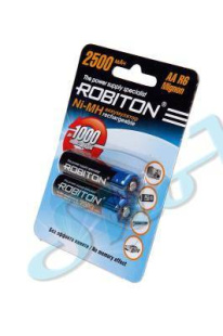 Аккумулятор Robiton HR6 2500 мАч 1 шт.