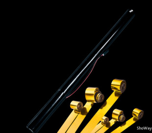 Ствол для конфетти пушки с серпантином золото 80см