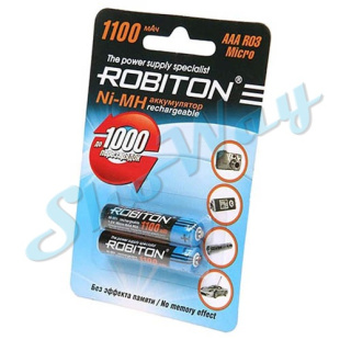 Аккумулятор Robiton HR03 1100 мАч 1 шт.