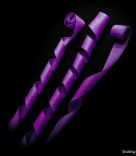 Серпантин бумажный 2,5см*20м фиолетовый