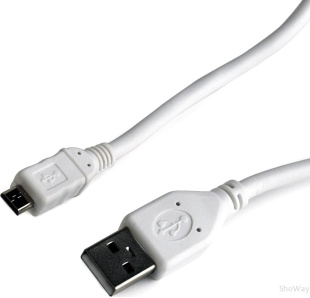 Кабель USB А "папа" - B micro "папа" 1.5 м