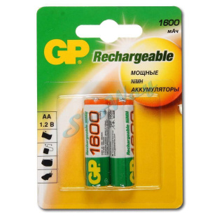 Аккумулятор GP HR6 1600 мАч 1 шт.