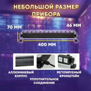 Ультрафиолетовый светильник PARTY MAKER UV LED BAR 40 светодиодов 36Вт