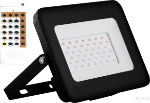 Светодиодный прожектор Feron LL-612 IP65 30W RGB
