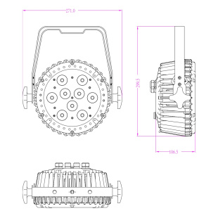 Архитектурный прожектор INVOLIGHT LEDPAR95W