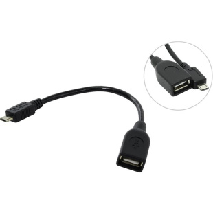 Кабель USB A "мама" - micro B "папа", USB OTG, 0.3 м