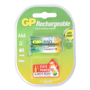 Аккумулятор GP HR03 650 мАч 1 шт.
