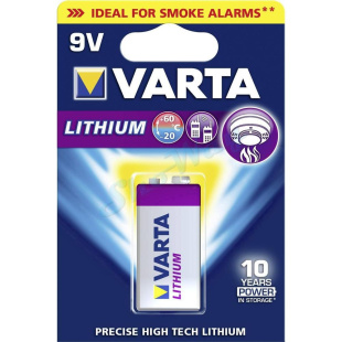 Батарейка VARTA PROFESSIONAL LITHIUM 6122 9V 1 шт.