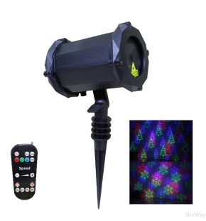 Уличная лазерная установка PartyMaker Garden Xmas RGB Music