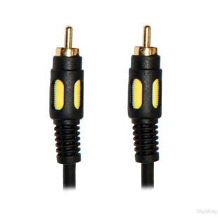 Кабель Plastic Gold 1xRCA "папа" - 1xRCA "папа" 5 м