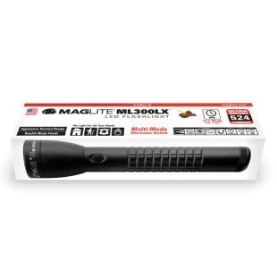 Фонарь-дубинка MAGLITE ML300LX 3G, 2D черный