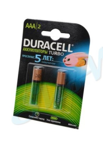 Аккумулятор Duracell HR03 AAA 850 мАч 1 шт.