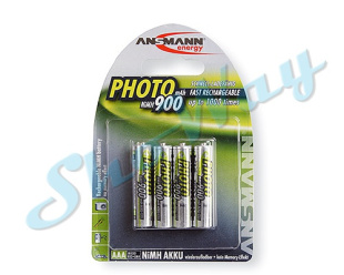 Аккумулятор Ansmann PHOTO AAA 900 мАч 1шт.