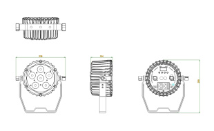 Прожектор INVOLIGHT LED PAR65