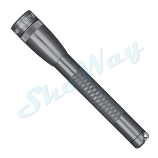 Фонарь MAGLITE Mini, 2АА, с чехлом, серый