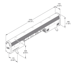 Вращающаяся штанга Clay Paky Show-Batten 100