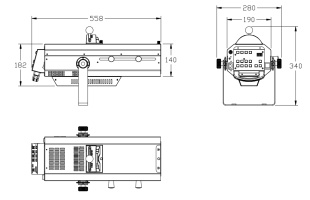 Прожектор следящего света INVOLIGHT LEDFS150