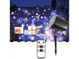 Уличный лазерный проектор PartyMaker Garden LED Snow white