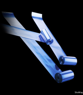 Серпантин металлизированный 4см*20м синий