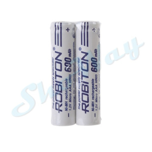 Аккумулятор ROBITON 600MHAAA-2 1 шт.