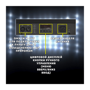 Светодиодный стробоскоп PartyMaker King Kong Strobe Light White 8P