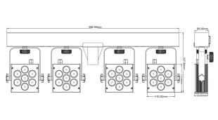 Прожектор INVOLIGHT SBL1000HP
