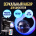 Набор: зеркальный шар 40см, мотор, LED прожектор RGBW с пультом ДУ