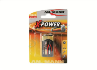 Батарейка ANSMANN X-POWER 6LR61 1 шт.