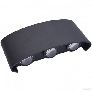 Светильник уличный светодиодный Feron DH101, 6*1W, 450Lm, 4000K, черный