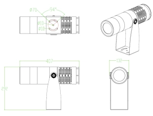 Светодиодный гобо проектор GoboPro X240