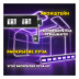 Светодиодный ультрафиолетовый светильник PARTY MAKER UV LED BAR 18*3W светодиодов 54Вт