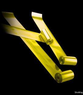 Серпантин металлизированный 4см*20м золото