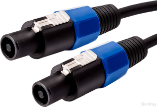Кабель акустический Speakon сечение 4x1.5 длина 1.5м