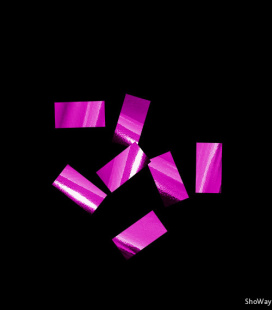 Конфетти металлизированное 10x20мм розовое 1кг