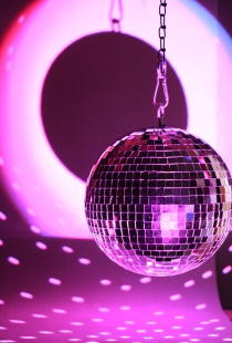 Зеркальный диско шар PartyMaker диаметр 30см серебро