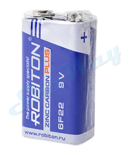 Батарейка ROBITON PLUS 6F22 1 шт.