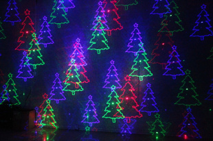 Уличная лазерная установка PartyMaker Garden Xmas RGB XL
