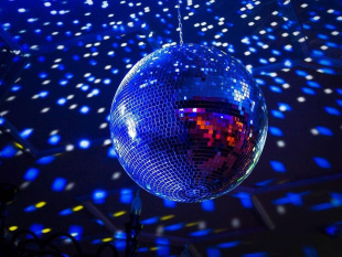 Зеркальный диско шар PartyMaker диаметр 60см серебро