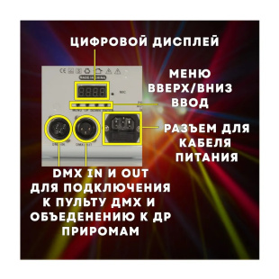 Световой эффект 3 в 1 Derby Butterfly Light (Дерби бабочка) белая