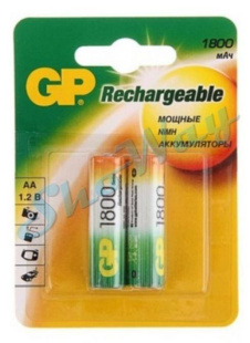 Аккумулятор GP HR6 1800 мАч 1 шт.