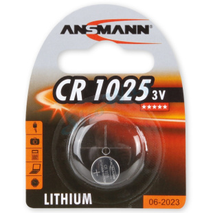 Батарейка ANSMANN CR1025 1 шт.