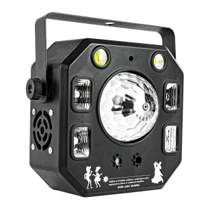 Светомузыка 4 в 1 "PartyMaker" 50вт, Диско шар, лазер, стробоскоп, ультрафиолет