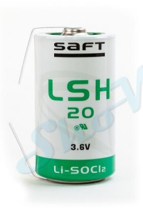 Батарейка SAFT LSH 20 с лепестковыми выводами 1шт.
