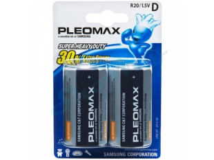 Батарейка D PLEOMAX samsung R20 1 шт.