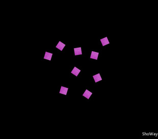 Конфетти бумажное 6x6мм розовое 1кг
