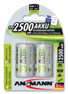 Аккумулятор C ANSMANN MaxE 2500 мАч 1 шт.